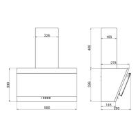 Вытяжка 60х29,5 см Elikor Титан 60П-430-К3Д белая - 2 фото