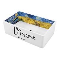 Кухонная мойка 76 см Omoikiri Mikura 76-Vangogh белая - 1 фото