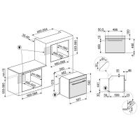 Электрический духовой шкаф 59,7 см SMEG Linea SO6104APB3 черный - 11 фото