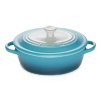 Кокотница керамическая 300 мл Le Creuset голубая - 7 фото