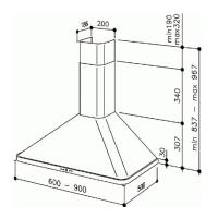 Настенная вытяжка 90 см Kaiser Empire A 9315 RotEm Eco красная - 6 фото