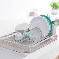 Сушилка для посуды 49,2х38,6 см Brabantia Sink Side серая - 9 фото