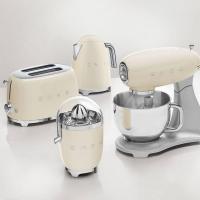 Соковыжималка для цитрусовых 28х16 см Smeg 50's Style CJF01CREU кремовая - 7 фото