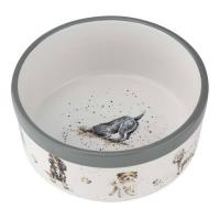 Миска для собаки 15х6 см Royal Worcester Забавная фауна белая - 1 фото