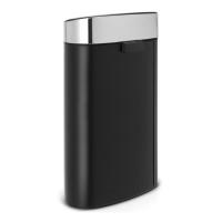 Мусорный бак 40 л Brabantia Touch Bin черный - 3 фото