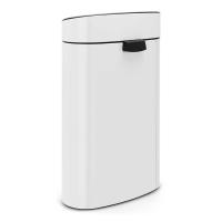 Мусорный бак 40 л Brabantia Touch Bin белый - 3 фото