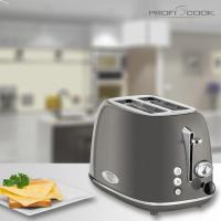 Тостер на 4 ломтика Profi Cook PC-TA 1193 серый - 7 фото