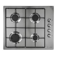 Газовая варочная панель 60х51 см LEX Fullmetall GVS 644-1 IX стальная - 1 фото