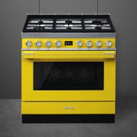 Варочный центр 90 см Smeg Portofino CPF9GPYW жёлтый - 1 фото