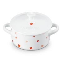 Кокот керамический Hearts 10 см 250 мл Le Creuset белый - 2 фото