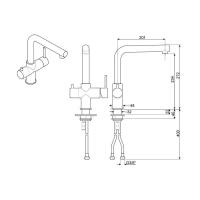 Смеситель Smeg MAP99CR - 2 фото