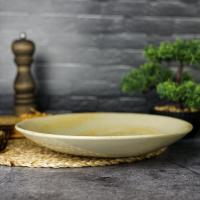 Тарелка суповая 28 см Porland Stoneware Pearl бежевая - 3 фото