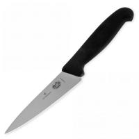 Кухонный нож разделочный 12 см Victorinox Fibrox черный - 2 фото