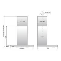 Вытяжка 60х50 см Elikor Квадра 60Н-430-К3Д нержавеющая сталь - 2 фото