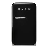 Минибар 73х40 см Smeg 50's Style FAB5RBL5 черный - 3 фото