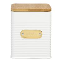 Банка для соли 1,7 л Smart Solutions Irmel белая - 5 фото