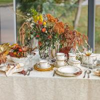Тарелка хлебная 16,5 см Noritake Trefolio Gold белая - 8 фото