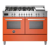 Варочный центр 119,5х60 см Bertazzoni Professional PRO126G2EART оранжевый - 1 фото