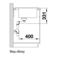 Кухонная мойка 61,5 см Blanco Pleon 6 бетон - 1 фото