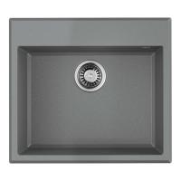 Кухонная мойка 57 см Omoikiri Solidity Tedori 57-GR leningrad grey - 6 фото