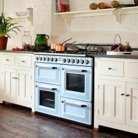 Варочный центр 110 см Smeg Victoria TR4110AZ голубой - 2 фото
