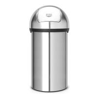 Мусорный бак 60 л Brabantia Push Bin стальной - 1 фото