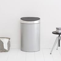 Мусорный бак 40 л Brabantia Touch Bin серый - 5 фото