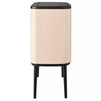 Ведро для мусора 11 л Brabantia Bo Touch Bin бежевое - 4 фото