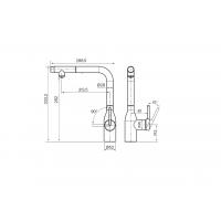 Смеситель для кухни Paulmark Viper Vi213105-431(WH) белый матовый - 15 фото