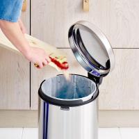 Мусорный бак с педалью 20 л Brabantia NewIcon стальной - 9 фото