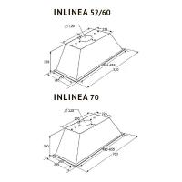 Встраиваемая вытяжка 70х28,5 с Kuppersberg Inlinea 70 WX белая - 3 фото