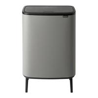 Мусорный бак 2x30 л Brabantia Bo Touch Bin Hi серый - 1 фото