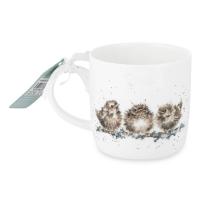 Кружка 310 мл Royal Worcester Забавная фауна Птенцы белая - 3 фото