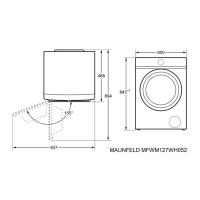 Стиральная машина 60 см на 7 кг Maunfeld MFWM127WH052 белая - 13 фото