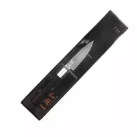 Нож овощной 10,2 см Kai Wasabi Black черный - 9 фото