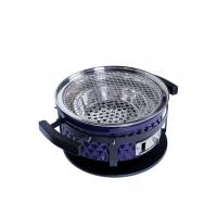 Угольный гриль 35х18 см Diamond Egg Tabletop Grill синий - 16 фото