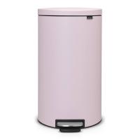 Мусорный бак с педалью 30 л Brabantia Flat Back розовый - 1 фото