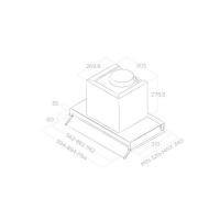 Встраиваемая вытяжка Elica Box In Plus IXGL/A/90 - 3 фото