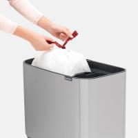 Мусорный бак 34 л Brabantia Bo Touch Bin стальной - 9 фото