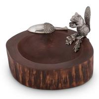 Чаша для орешков Белка 21,5х18 см Vagabond House Woodland Creatures коричневая - 2 фото