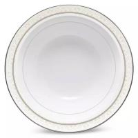 Обеденный сервиз на 6 персон Noritake Montvale Platinum белый 20 пр - 4 фото