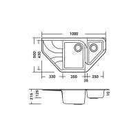 Кухонная мойка 100 см Smeg Classic LSE102RA медная - 1 фото