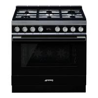 Варочный центр 90 см Smeg Portofino CPF9GPBL черный - 3 фото