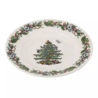 Тарелка пирожковая 15 см Spode Christmas Tree белая - 3 фото