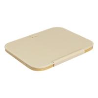 Корзина для белья 40х33 см 20 л Smart Solutions Neat Low бежевая - 8 фото