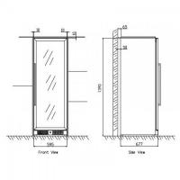 Встраиваемый винный шкаф на 110 бутылок Cold Vine C110-KBT2 - 6 фото