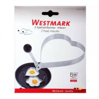 Набор форм для яичницы Westmark Steel 2 пр стальной - 3 фото