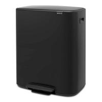 Мусорный бак 2x30 л Brabantia Bo Touch Bin черный - 2 фото