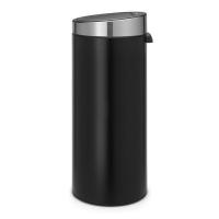 Мусорный бак 30 л Brabantia Touch Bin черный - 2 фото