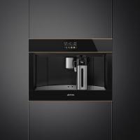 Встраиваемая кофемашина 2,4 л Smeg Dolce Stil Novo CMS4604NRRU черная - 10 фото